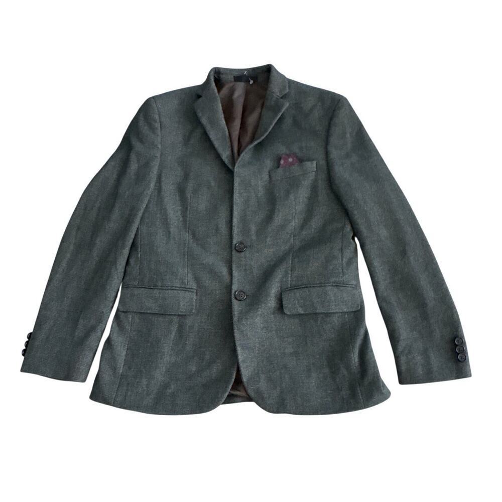 Brooks Brothers Boys Size 16R Gray Sport Coat Blazer Preppy Ivy League Classic